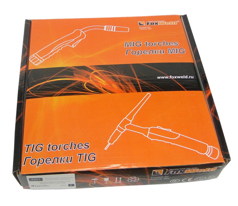 # Сварочная горелка FOXWELD UNOTIG 17 (разъем M16) 4м - идеальное решение для профессионалов!