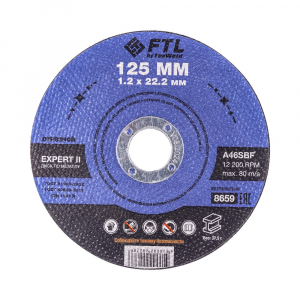 # Круг отрезной по металлу FTL Expert II 125 х 1,2 х 22,2 мм A46SBF - Высококачественный инструмент для точной резки металла