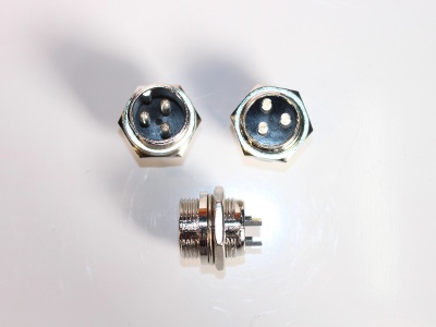 Разъём 3 pin панельный