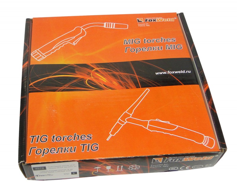 # СВАРОЧНАЯ ГОРЕЛКА FOXWELD UNOTIG 18F ГИБКАЯ (разъем 35-50 мм) - Идеальное решение для профессионалов!
