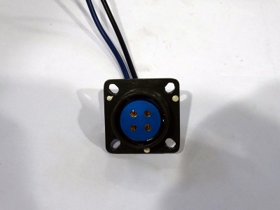 Разъём 4 pin панельный (гнездо)